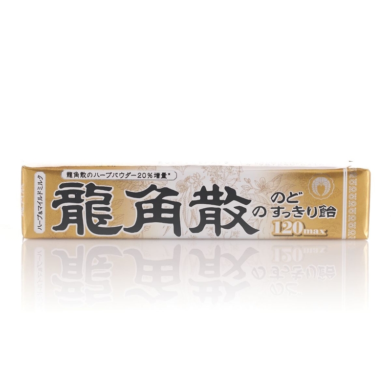 Ryukakusan龍角散草本潤喉糖條裝(牛奶味) 10粒