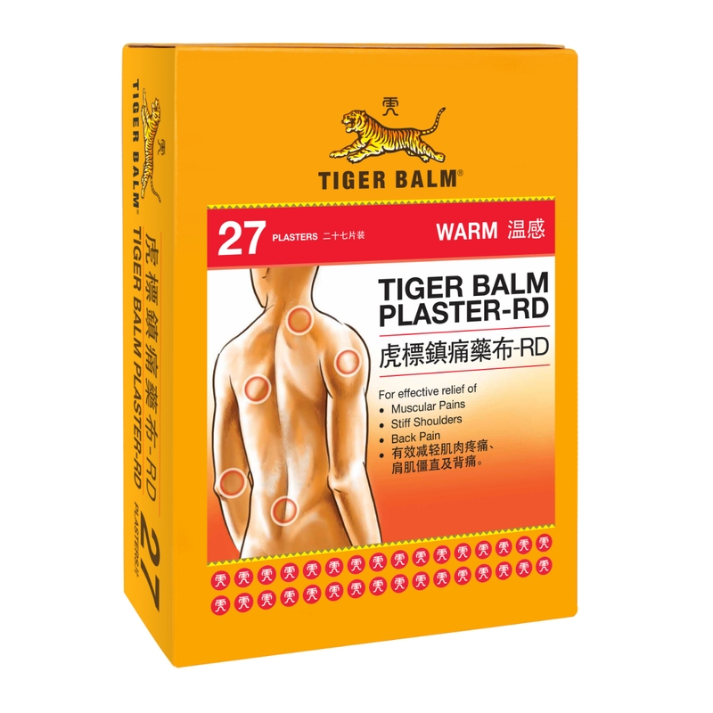 Tiger Balm虎標鎮痛藥布溫感 27片