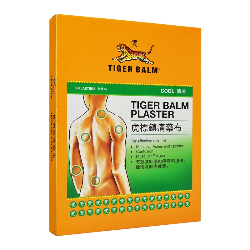 Tiger Balm虎標清涼膏藥布9片
