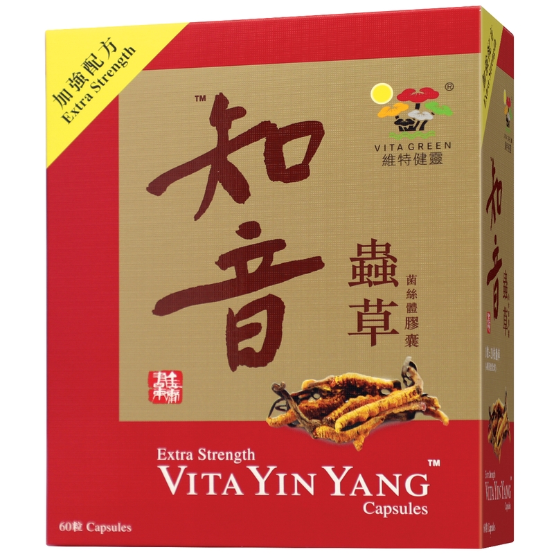 Vita Green維特健靈知音蟲草加強配方 60粒