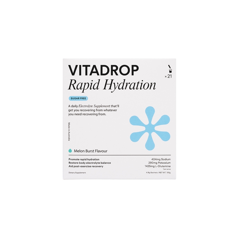Vitadrop補水電解質營養補充粉(極速補水 - 無糖) 4.8克 x 21包