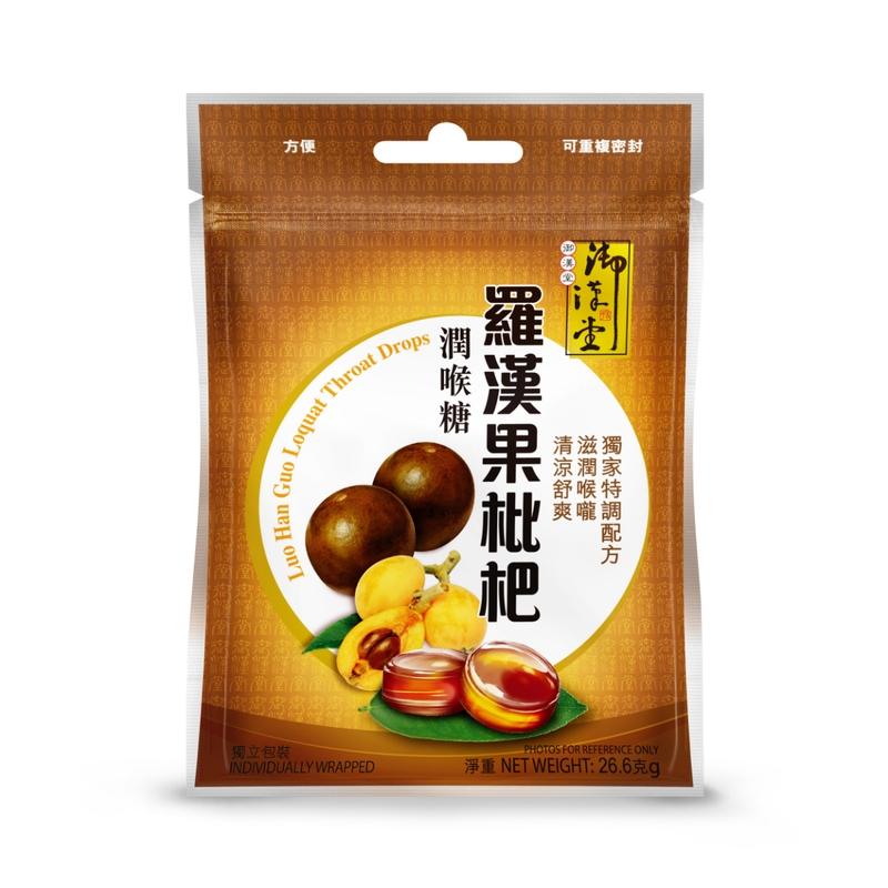 Yue Hon Tong御漢堂羅漢果枇杷潤喉糖 26.6克