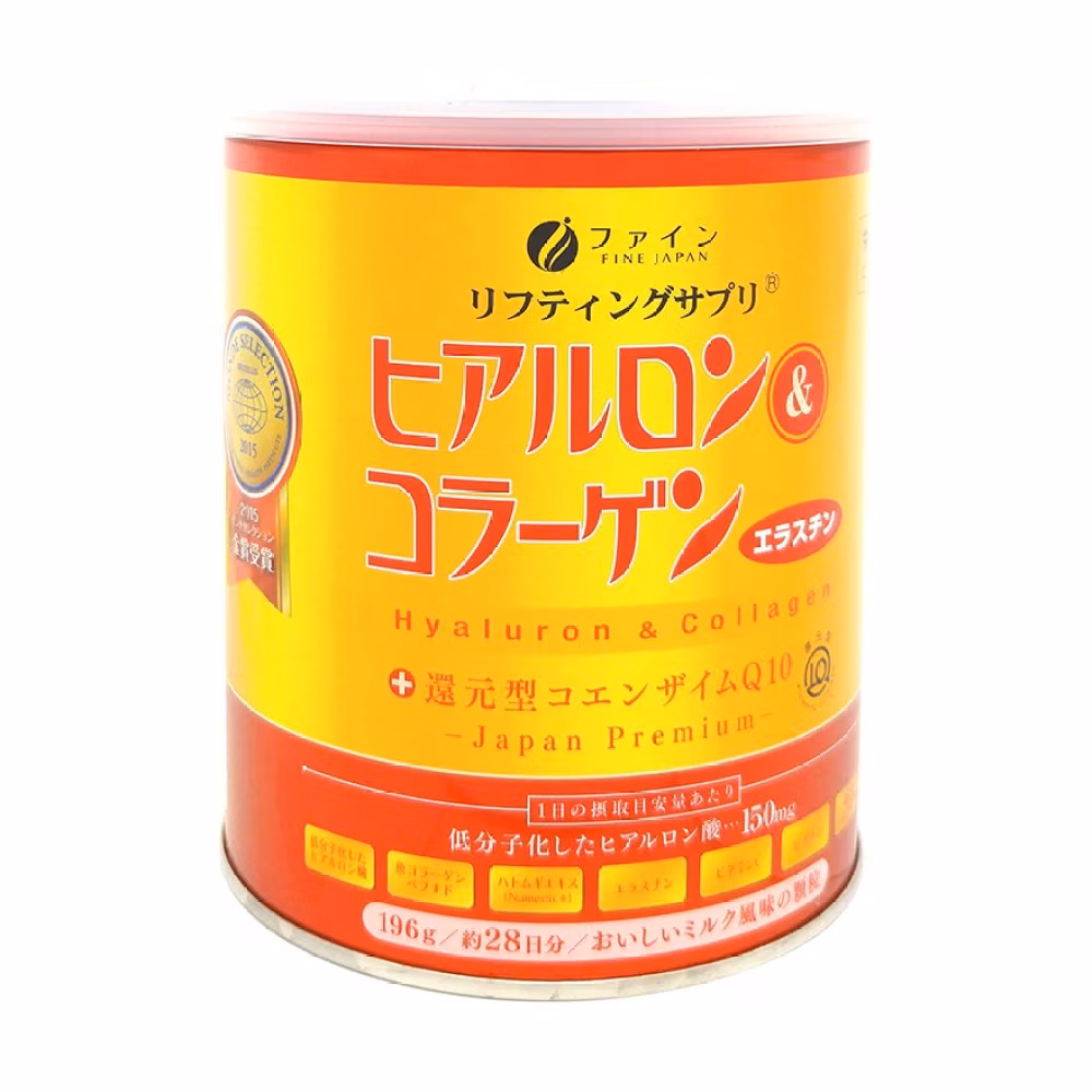 優の源金裝透明質酸及膠原蛋白粉+還元型輔酶Q10(罐裝) 196克