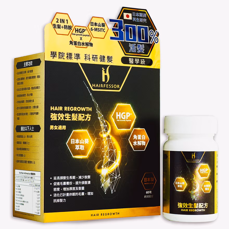 強效生髮配方 60粒