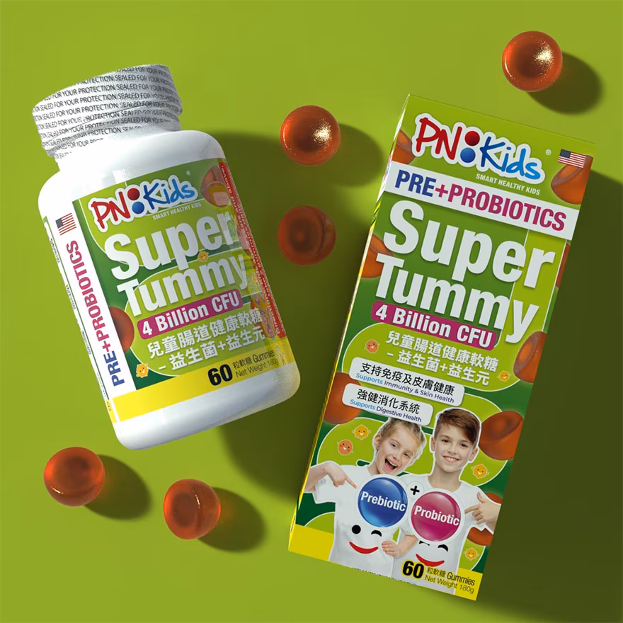 PNKIDS 兒童腸道健康軟糖 - 益生菌 + 益生元