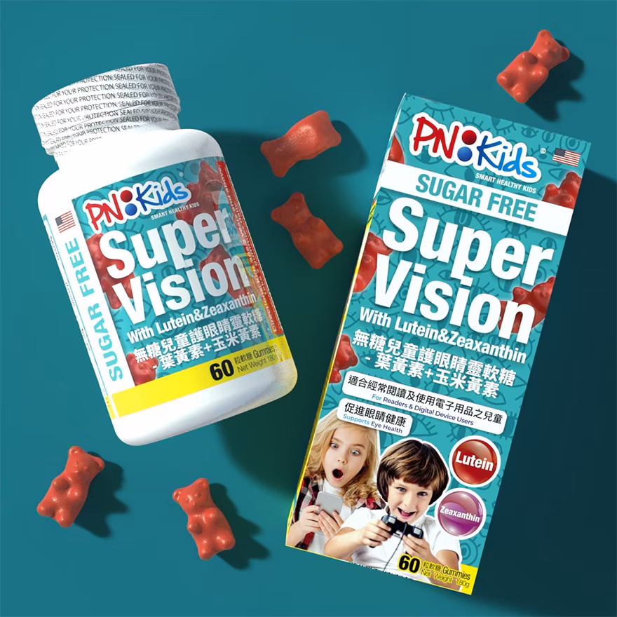 PNKIDS 無糖兒童護眼睛靈軟糖 - 葉黃素 + 玉米黃素