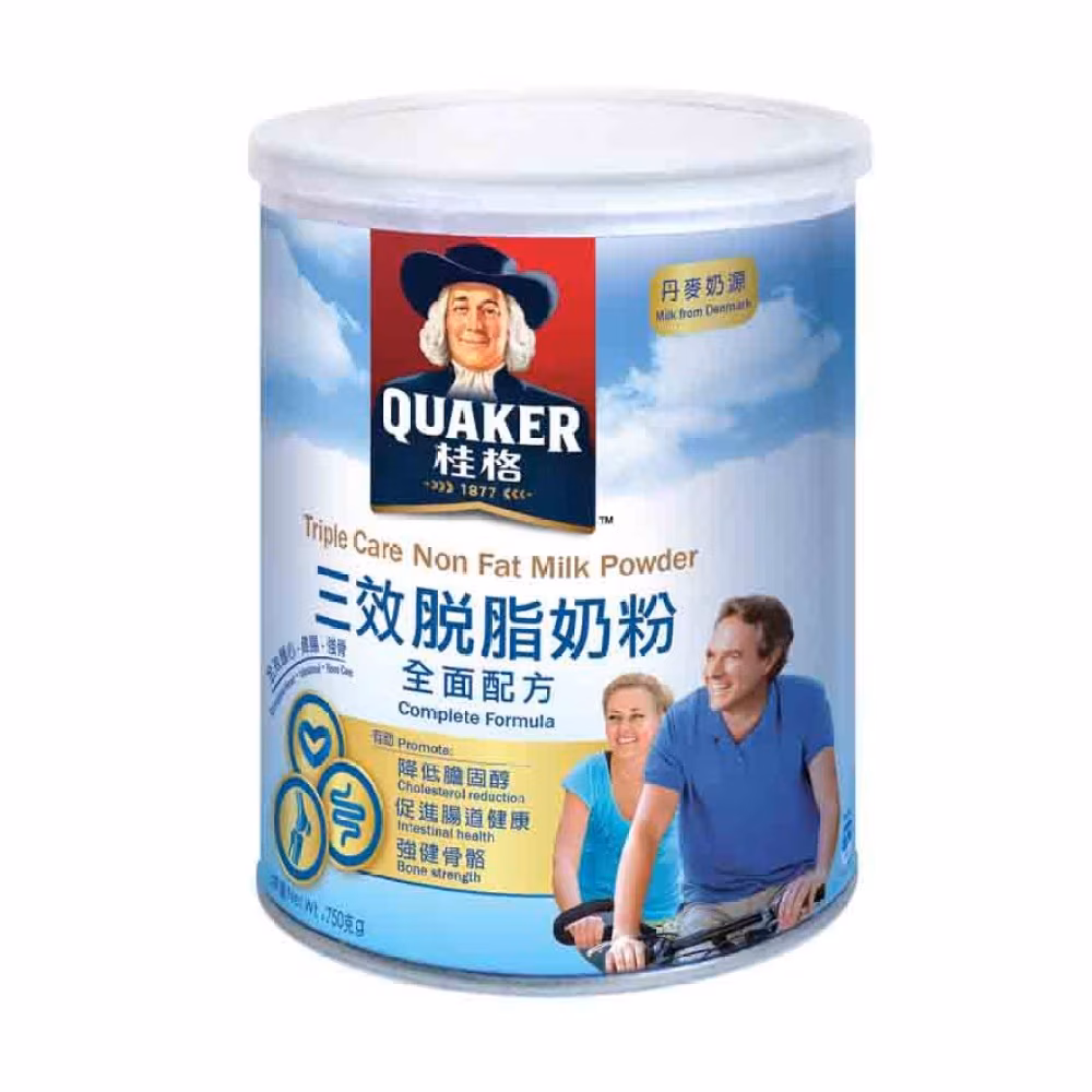 桂格三效脫脂奶粉750克